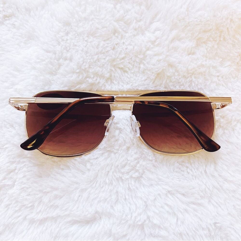 Nina Gold & Brown Lenses Tinted Reader Glasses - Picture 10 of 10